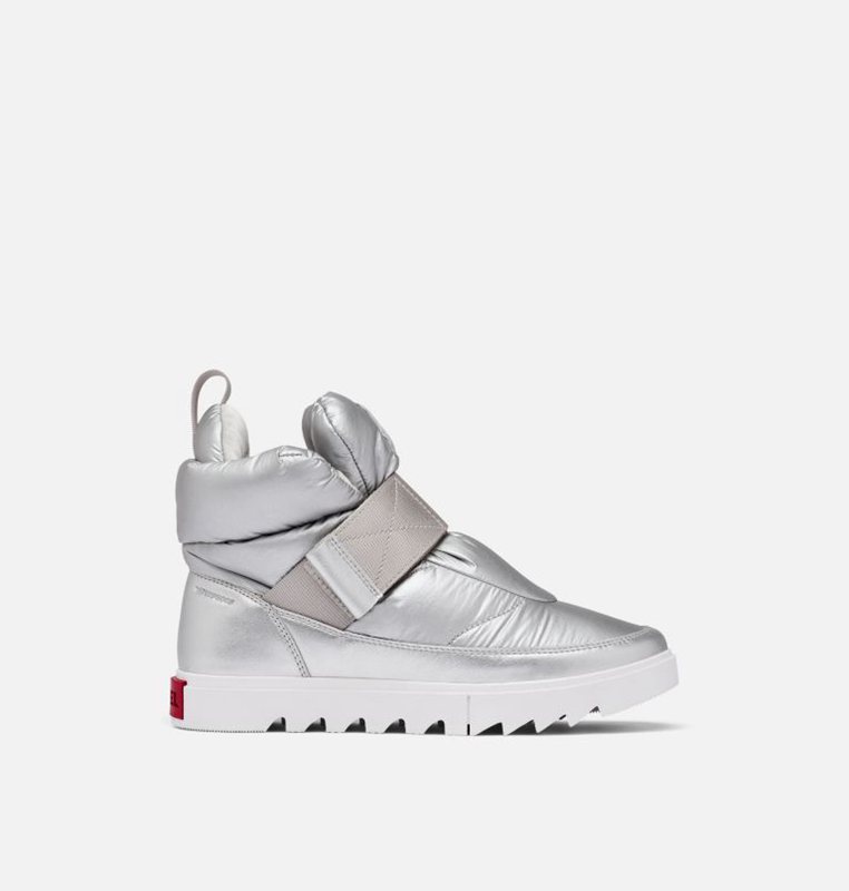 Sorel Dam Stövlar Silver - Joan Of Arctic™ Next Lite Strap Puffy Mid - JIP-432786